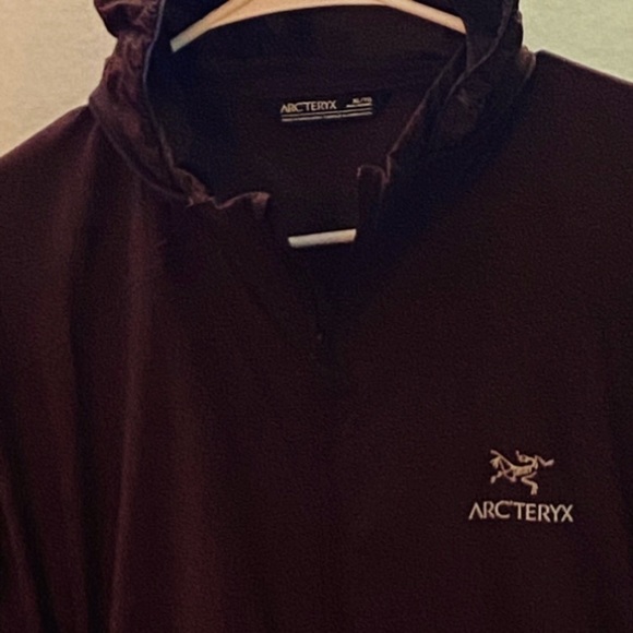 Arc'teryx Other - ARCTERYX MEN SQUAMISH XL HOODY FULL ZIP MAROON EUC